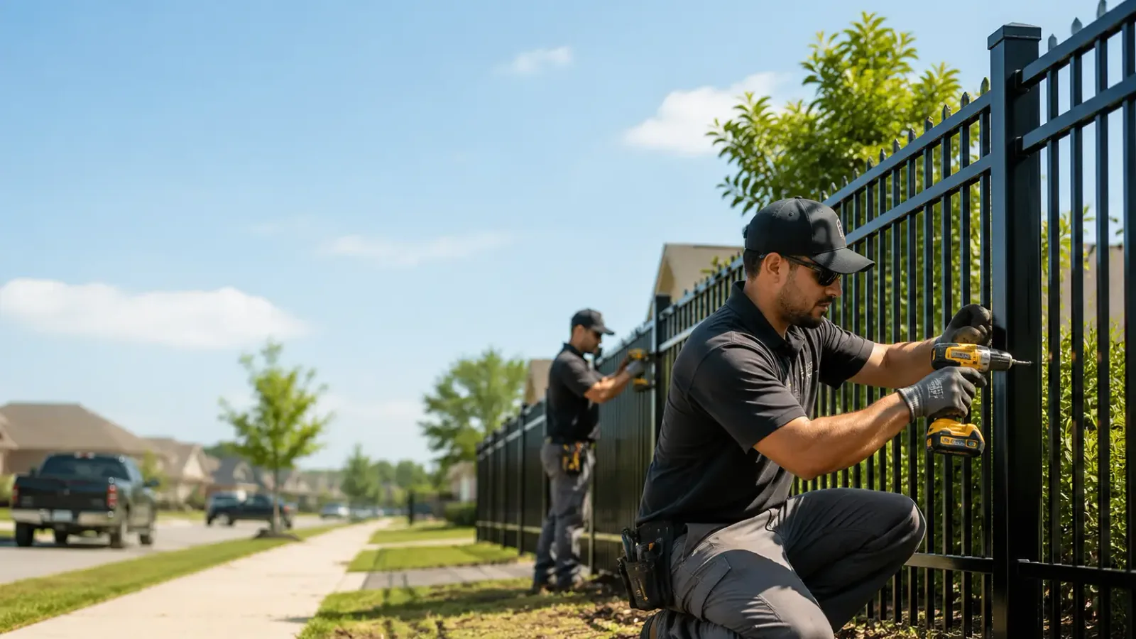 Metal Fence Installation in Prague, OK